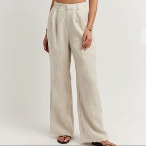 DISSH Norah Linen Pants in Natural *Final Price*